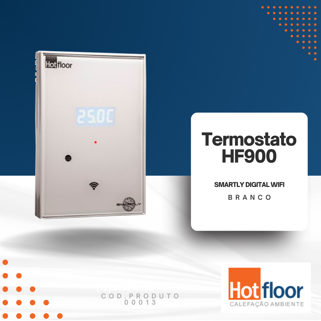 Termostato HF900 - Smartly Digital Wifi - Branco
